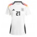 Deutschland Ilkay Gundogan #21 Heimtrikot EM 2024 Kurzarm